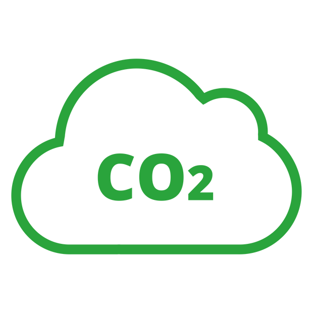 Carbon Offset  Logo Shared by Inner Waves Organics